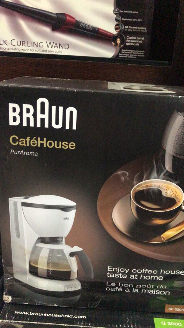 صانعة القهوة من braun