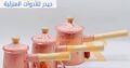 طقم غلايات قهوة مرخم ثلاث احجام
