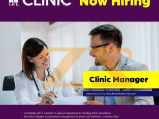 clinic manager in uae