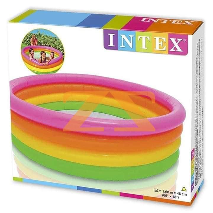 مسبح دائري ملون نفخ 56441 INTEX