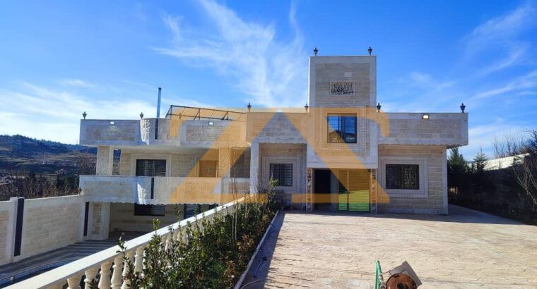 للبيع مزرعة طابقين في ريف دمشق – الزبداني