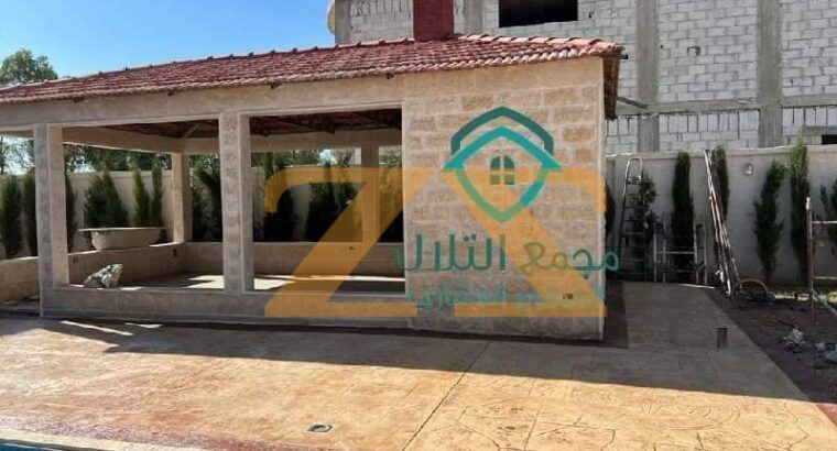 للبيع فيلا مع فرش في ريف دمشق – طريق المطار
