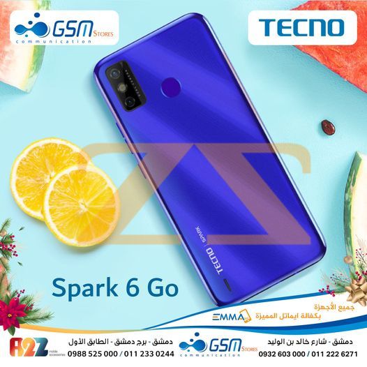 موبايل Tecno Spark 6 Go