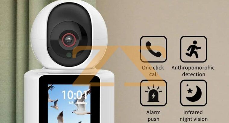كاميرا المراقبة الذكية مع شاشة 360°—