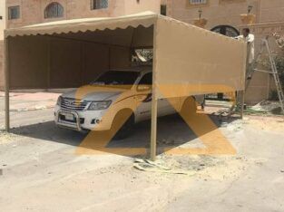تركيب مظلات مواقف سيارات في نجران جنوب المملكة الس