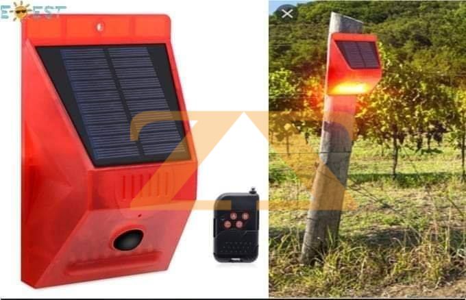 جهاز إنذار يعمل بالطاقة الشمسية